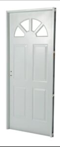 Puerta chapa 22 simple paso 80