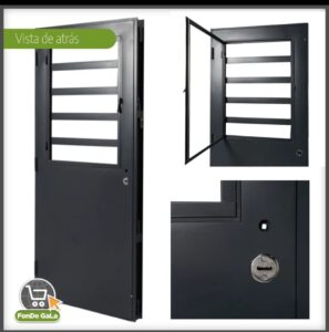 Puerta chapa 22 inyectada paso 80 cm