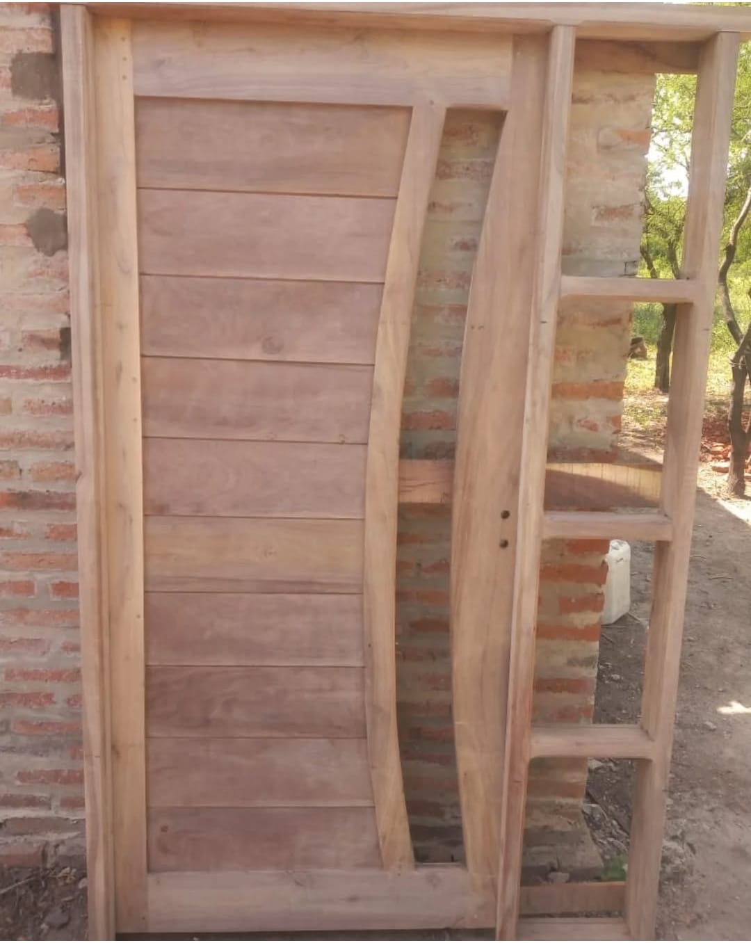 Puerta de algarrobo 1.20x2.05